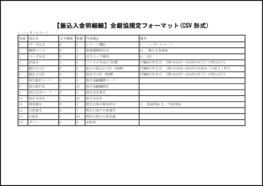 【振込入金明細細】全銀協規定フォーマット(CSV 形式)6